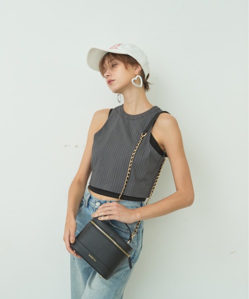 BARRETTA（バレッタ）の「フェイクレザーバニティバッグ（ショルダーバッグ・レディース・ブラック/グリーン/ベージュ・FREE）」の12枚目の写真