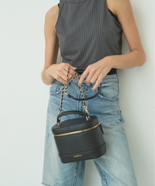 BARRETTA（バレッタ）の「フェイクレザーバニティバッグ（ショルダーバッグ・レディース・ブラック/グリーン/ベージュ・FREE）」の15枚目の写真