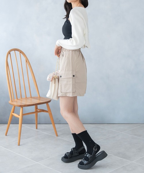 NinaetLina（ニナエリナ）の「カーディガン（カーディガン/ボレロ・レディース・ブラック/ホワイト・FREE）」の13枚目の写真