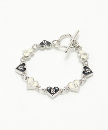 ベイシックス　ブレスレット BASICKS / ベイシックス】HEART BRACELET (MEDIUM LINK
