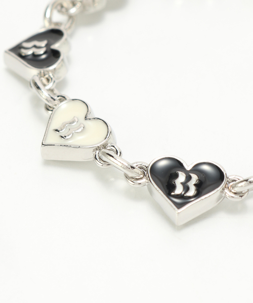 ベイシックス　ブレスレット BASICKS/ベーシックス】Heart Razor Bracelet (Medium Link