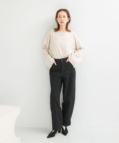 URBAN RESEARCH ROSSO WOMEN（アーバンリサーチ　ロッソ）の「ツイルバレルパンツ（その他パンツ・レディース・ブラック/ベージュ系その他・36/38）」の15枚目の写真