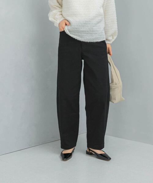 URBAN RESEARCH ROSSO WOMEN（アーバンリサーチ　ロッソ）の「ツイルバレルパンツ（その他パンツ・レディース・ブラック/ベージュ系その他・36/38）」の16枚目の写真