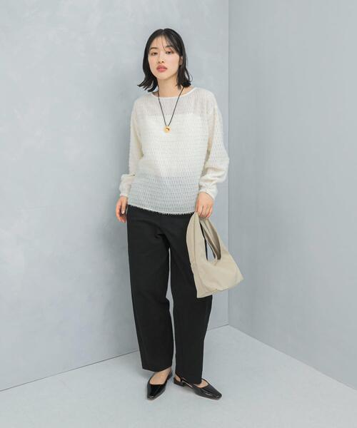 URBAN RESEARCH ROSSO WOMEN（アーバンリサーチ　ロッソ）の「ツイルバレルパンツ（その他パンツ・レディース・ブラック/ベージュ系その他・36/38）」の19枚目の写真