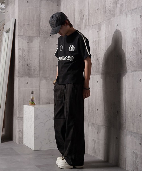 #MEMORY(メモリー)の「【MEMORY】フェイクスエード S/S ゲームシャツ / Faux suede short sleeve game shirt(Tシャツ/カットソー・メンズ・グレイッシュベージュ/ブラック/チャコールグレー・M/L/XL)」の10枚目の写真