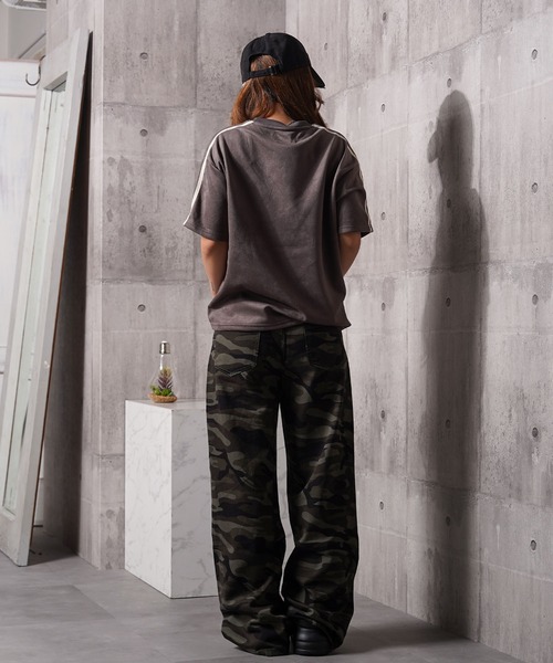 #MEMORY(メモリー)の「【MEMORY】フェイクスエード S/S ゲームシャツ / Faux suede short sleeve game shirt(Tシャツ/カットソー・メンズ・グレイッシュベージュ/ブラック/チャコールグレー・M/L/XL)」の17枚目の写真