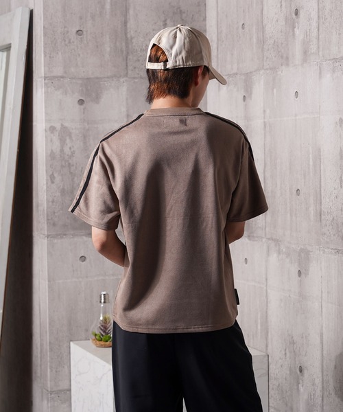 #MEMORY(メモリー)の「【MEMORY】フェイクスエード S/S ゲームシャツ / Faux suede short sleeve game shirt(Tシャツ/カットソー・メンズ・グレイッシュベージュ/ブラック/チャコールグレー・M/L/XL)」の20枚目の写真