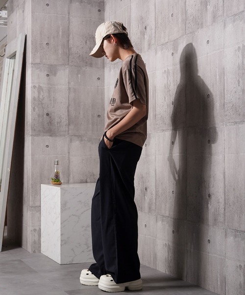 #MEMORY(メモリー)の「【MEMORY】フェイクスエード S/S ゲームシャツ / Faux suede short sleeve game shirt(Tシャツ/カットソー・メンズ・グレイッシュベージュ/ブラック/チャコールグレー・M/L/XL)」の22枚目の写真