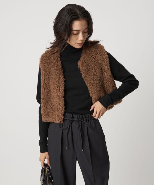 gicipi（ジチピ）の「＜gicipi＞PREZZEMO タートルネック プルオーバー（Tシャツ/カットソー・レディース・グレー/レッド/ブラック・2）」の2枚目の写真