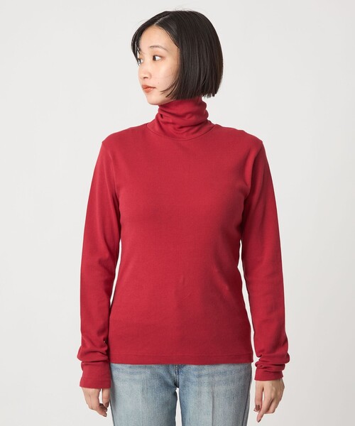 gicipi（ジチピ）の「＜gicipi＞PREZZEMO タートルネック プルオーバー（Tシャツ/カットソー・レディース・グレー/レッド/ブラック・2）」の5枚目の写真