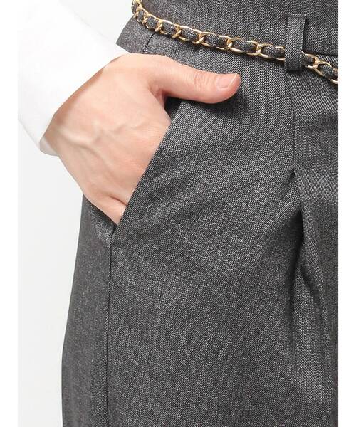 dazzlin（ダズリン）の「バリエーションワイドパンツ（その他パンツ・レディース・チャコールグレー/キャメル・SMALL/MEDIUM）」の21枚目の写真