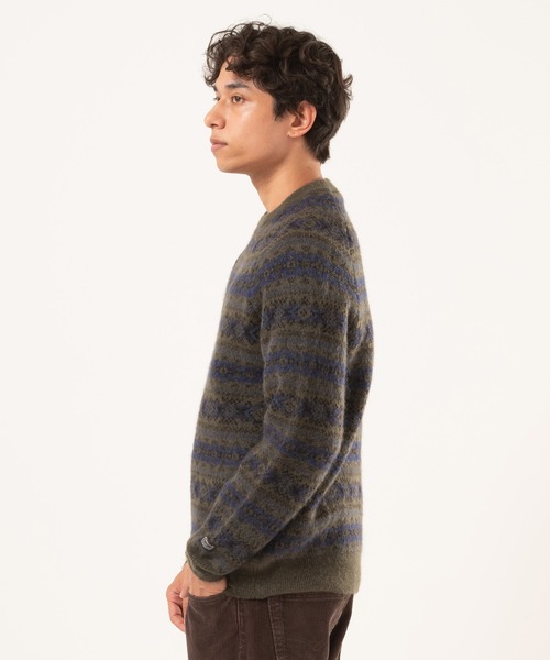 Levi's（リーバイス）の「Levi's/リーバイス プレシディオ ラグラン クルーセーター（ニット/セーター・メンズ・グリーン・L/M/S/XL）」の2枚目の写真