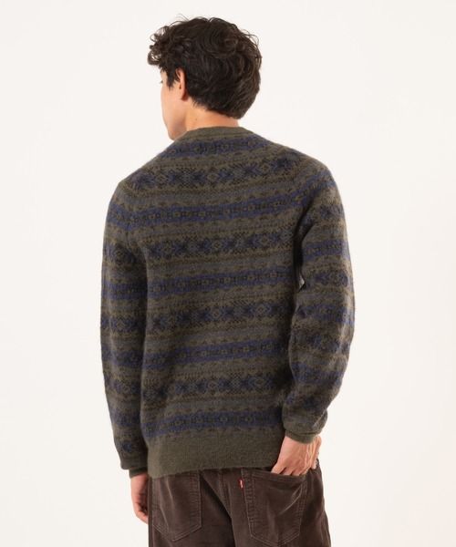 Levi's（リーバイス）の「Levi's/リーバイス プレシディオ ラグラン クルーセーター（ニット/セーター・メンズ・グリーン・L/M/S/XL）」の3枚目の写真