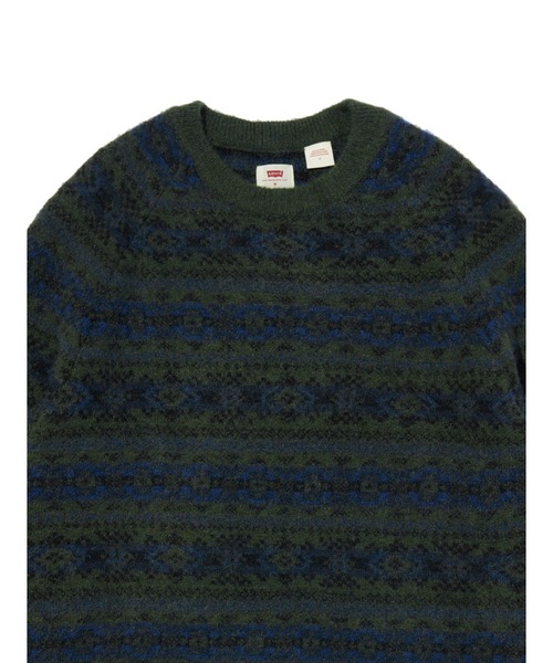 Levi's（リーバイス）の「Levi's/リーバイス プレシディオ ラグラン クルーセーター（ニット/セーター・メンズ・グリーン・L/M/S/XL）」の9枚目の写真