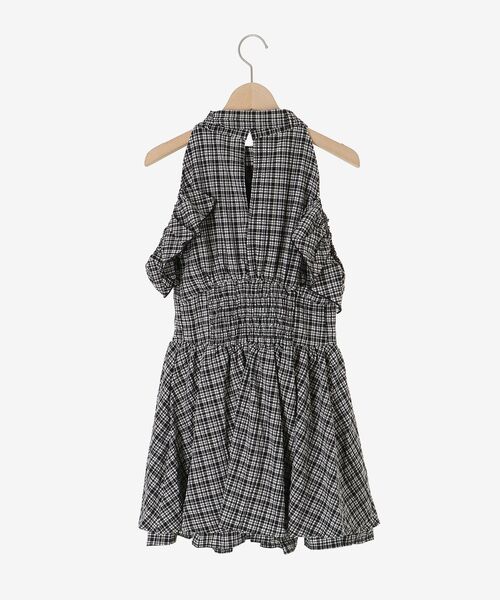 MAJESTIC LEGON(マジェスティックレゴン)の「アメスリミニワンピース(ワンピース・レディース・ブラック/ブラック系その他/ホワイト系その他2・MEDIUM)」の6枚目の写真