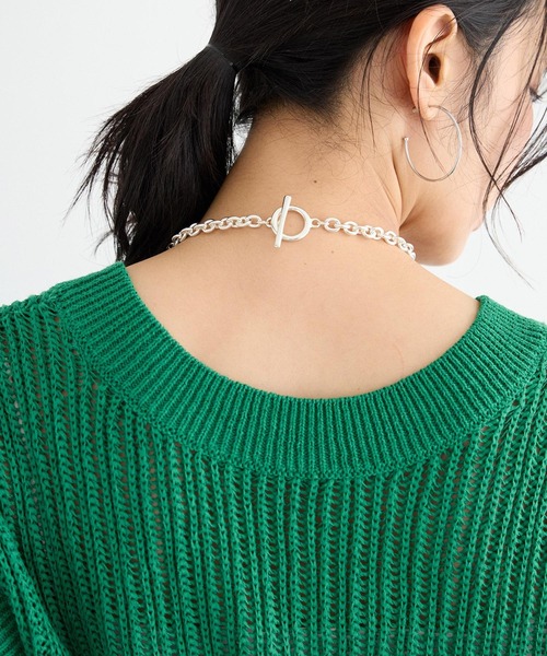 BARNYARDSTORM（バンヤードストーム）の「BARNYARDSTORM / リングチェーンネックレス（ネックレス・レディース・シルバー/ゴールド・FREE）」の8枚目の写真