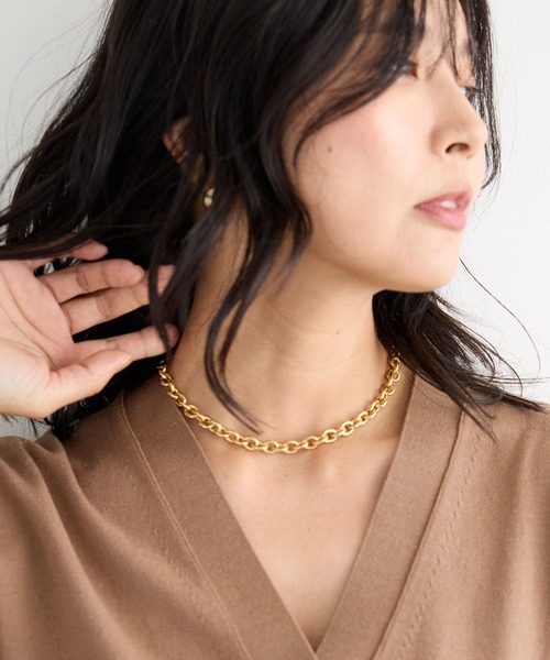 BARNYARDSTORM（バンヤードストーム）の「BARNYARDSTORM / リングチェーンネックレス（ネックレス・レディース・シルバー/ゴールド・FREE）」の10枚目の写真