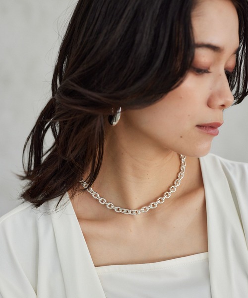 BARNYARDSTORM（バンヤードストーム）の「BARNYARDSTORM / リングチェーンネックレス（ネックレス・レディース・シルバー/ゴールド・FREE）」の22枚目の写真