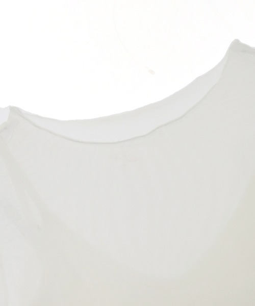 ANAP（アナップ）の「リブ ブラトップ × シアー トップス アンサンブル（Tシャツ/カットソー・レディース・ホワイト/ブラック・FREE）」の13枚目の写真