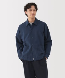 紳士　洗いざらしブロードシャツジャケット