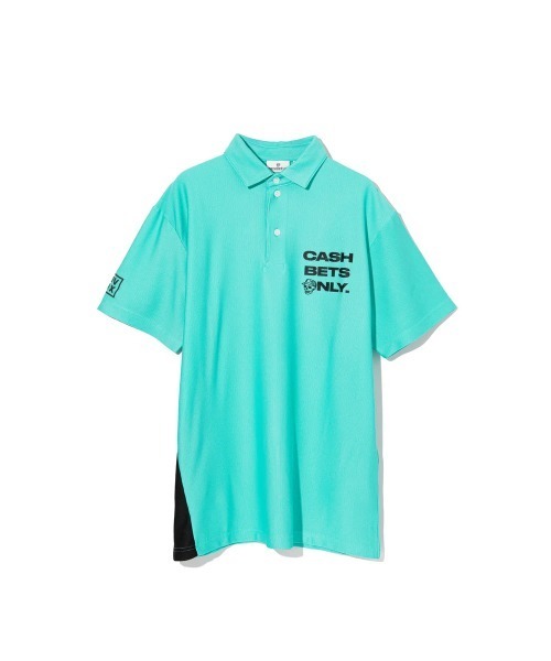 DEVEREUX GOLF(デヴァローゴルフ)の「Cash Betsメッシュポロ(ポロシャツ・メンズ・アクア/ホワイト・LARGE/MEDIUM/SMALL)」の7枚目の写真