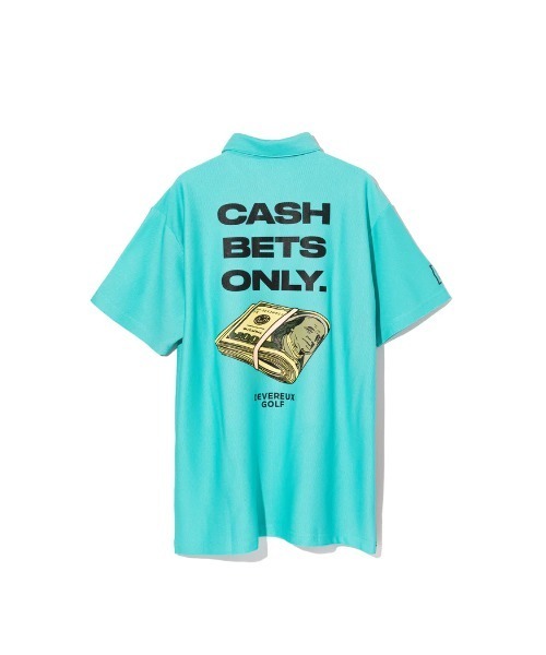DEVEREUX GOLF(デヴァローゴルフ)の「Cash Betsメッシュポロ(ポロシャツ・メンズ・アクア/ホワイト・LARGE/MEDIUM/SMALL)」の8枚目の写真