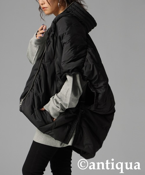 変形ビッグベスト（ダウンベスト）｜antiqua（アンティカ）の