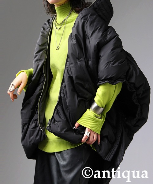 変形ビッグベスト（ダウンベスト）｜antiqua（アンティカ）の