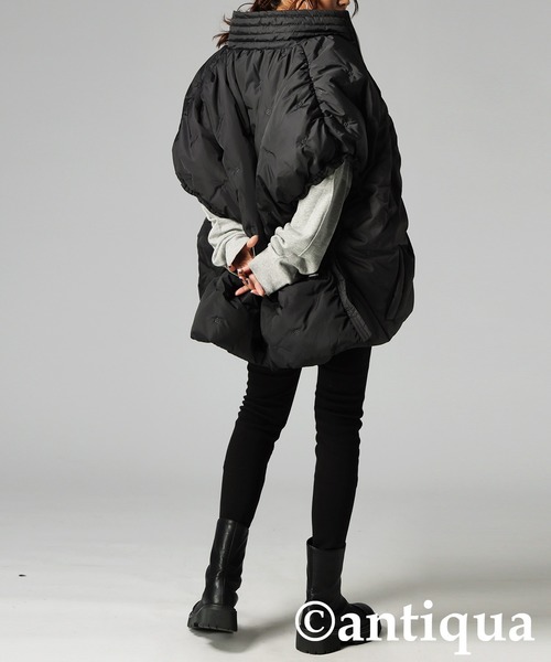 変形ビッグベスト（ダウンベスト）｜antiqua（アンティカ）の