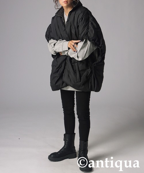 変形ビッグベスト（ダウンベスト）｜antiqua（アンティカ）の
