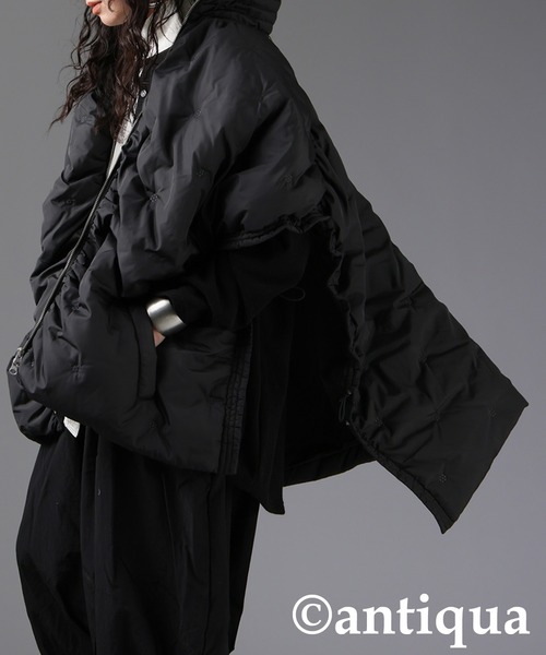 変形ビッグベスト（ダウンベスト）｜antiqua（アンティカ）の