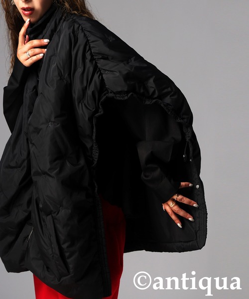 変形ビッグベスト（ダウンベスト）｜antiqua（アンティカ）の