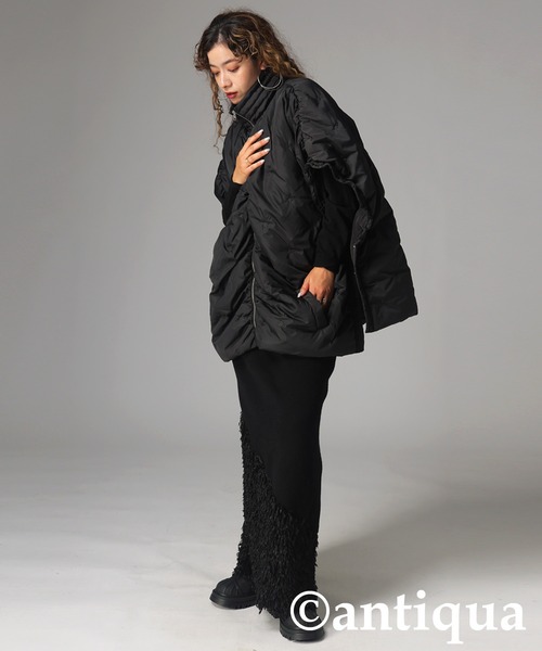 変形ビッグベスト（ダウンベスト）｜antiqua（アンティカ）の