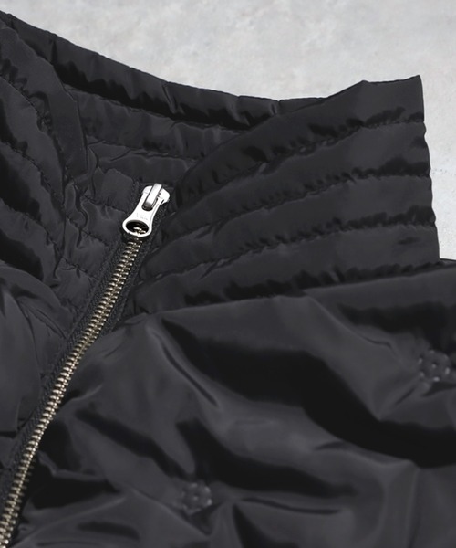 antiqua(アンティカ)の「変形ビッグベスト(ダウンベスト・レディース・ブラック・ONESIZE)」の12枚目の写真