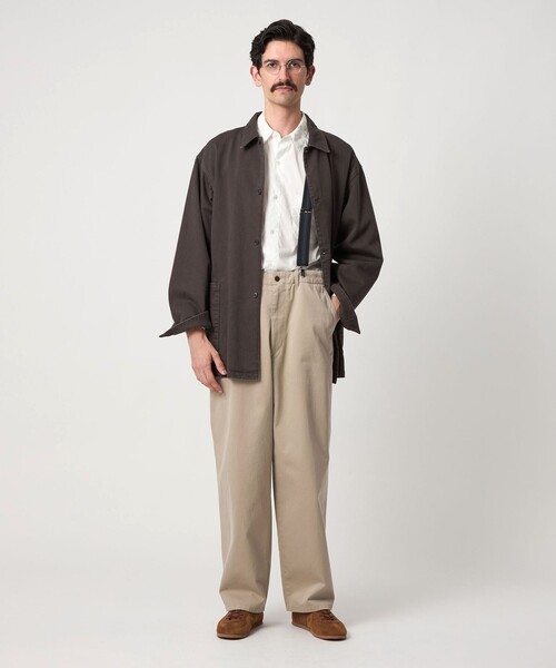 Steven Alan(スティーブンアラン)の「<Steven Alan> ツイル ガーメントダイ ワーク ジャケット(カバーオール・メンズ・ダークブラウン/ブラック・S/M/L)」の7枚目の写真