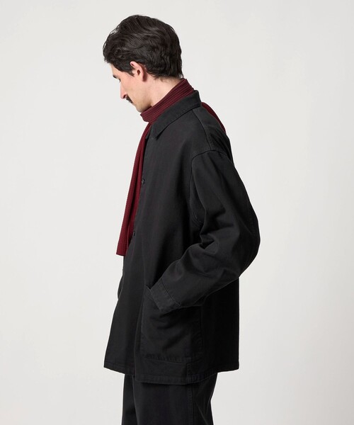 Steven Alan(スティーブンアラン)の「<Steven Alan> ツイル ガーメントダイ ワーク ジャケット(カバーオール・メンズ・ダークブラウン/ブラック・S/M/L)」の14枚目の写真