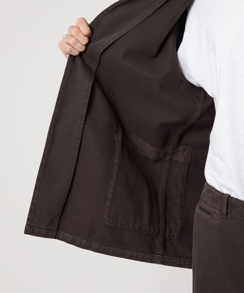 セール】＜Steven Alan＞ ツイル ガーメントダイ ワーク ジャケット