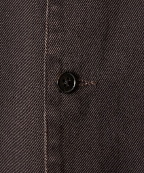 Steven Alan(スティーブンアラン)の「<Steven Alan> ツイル ガーメントダイ ワーク ジャケット(カバーオール・メンズ・ダークブラウン/ブラック・S/M/L)」の16枚目の写真