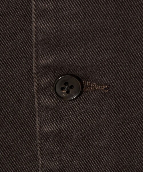 Steven Alan(スティーブンアラン)の「<Steven Alan> ツイル ガーメントダイ ワーク ジャケット(カバーオール・メンズ・ダークブラウン/ブラック・S/M/L)」の11枚目の写真