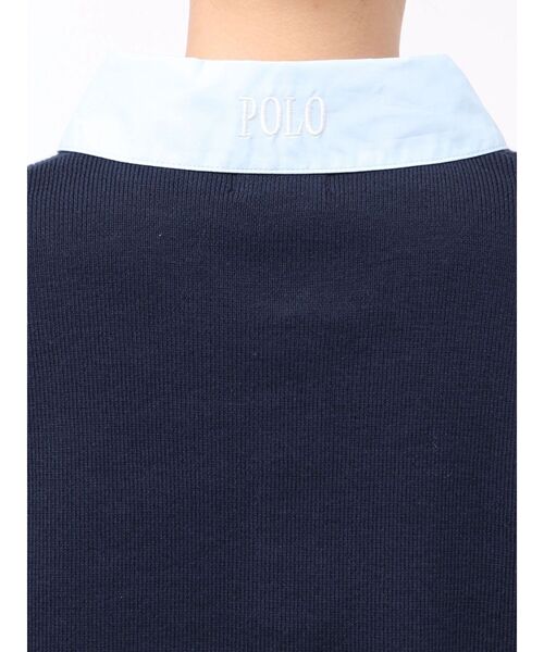 【POLO BCSコラボ】シャツカラーカフスニットプルオーバー POLO BCSコラボ】シャツカラーカフスニットプルオーバー（ニット