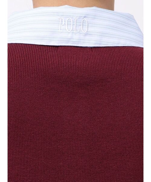 【POLO BCS】コラボシャツカラーカフスニットプルオーバー POLO BCSコラボ】シャツカラーカフスニットプルオーバー（ニット