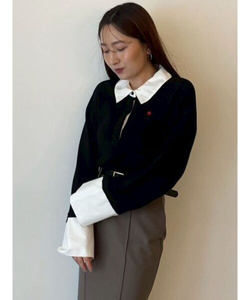 POLO BCSコラボ】シャツカラーカフスニットプルオーバー（ニット