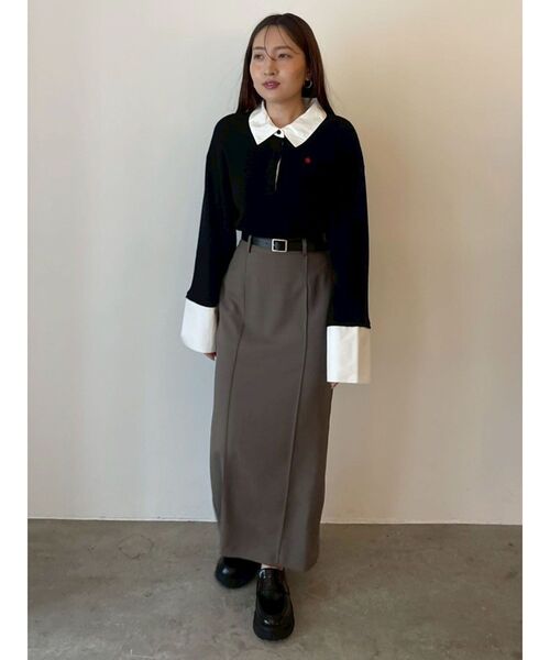 POLO BCSコラボ】シャツカラーカフスニットプルオーバー（ニット