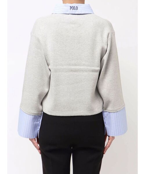 POLO BCSコラボ】シャツカラーカフスニットプルオーバー（ニット