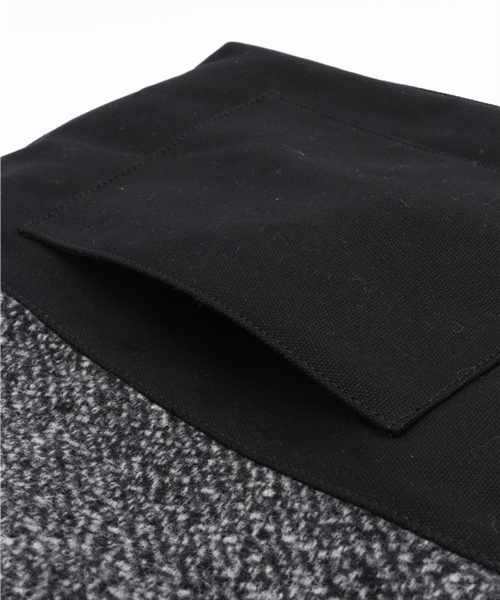 RAGEBLUE（レイジブルー）の「＜2WAY仕様＞ツイードコンビクラッチ/708013（クラッチバッグ・メンズ・ブラック/オリーブ・FREE）」の7枚目の写真