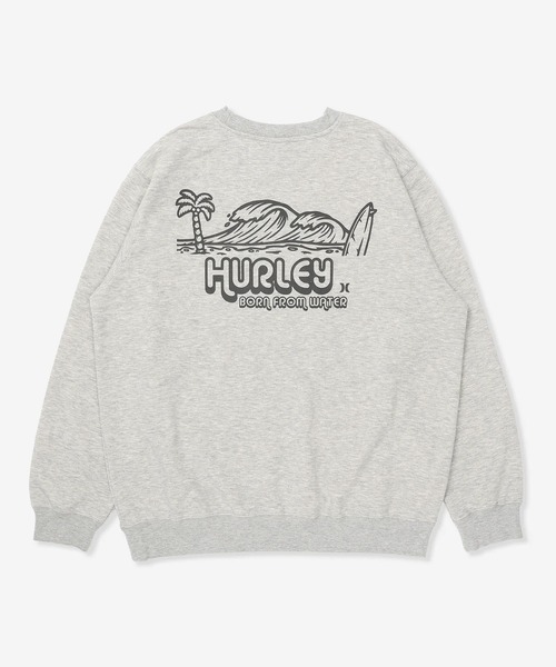 Hurley/ハーレー トレーナー スウェット クルーネック バックプリント