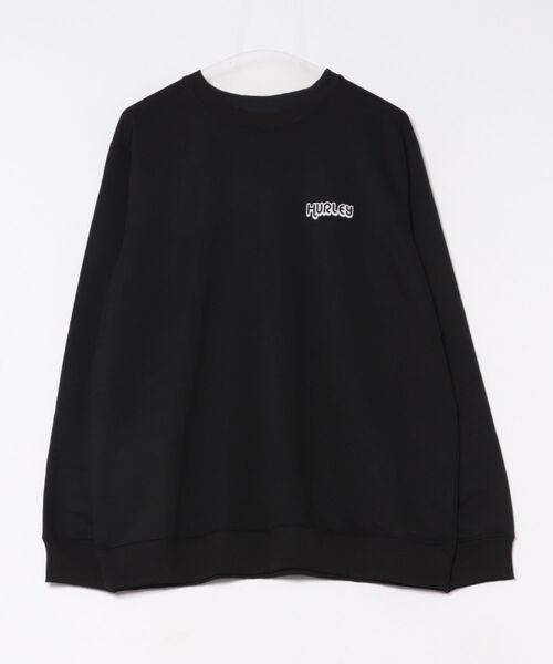 Hurley （ハーレー）の「Hurley/ハーレー トレーナー スウェット クルーネック バックプリント 裏毛 SWEAT BIG WAVE CREW MCFL252092（スウェット・メンズ・グレー/ブラック・M/L）」の10枚目の写真