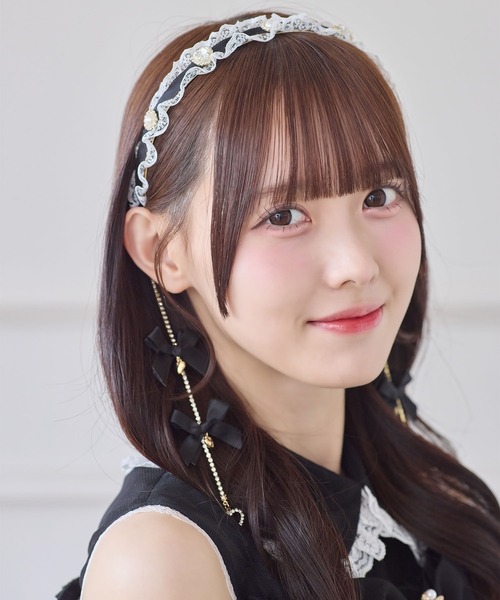 チェーンリボンレースフリルカチューシャ（カチューシャ）｜ROJITA