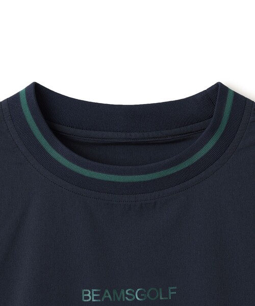 BEAMS GOLF（ビームスゴルフ）の「ORANGE LABEL / ストレッチ フロントロゴ ピステ（撥水・UVカット）（ブルゾン・レディース・ネイビー/ベージュ・LARGE/MEDIUM/SMALL）」の3枚目の写真