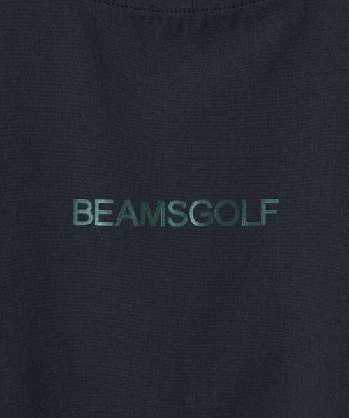 BEAMS GOLF（ビームスゴルフ）の「ORANGE LABEL / ストレッチ フロントロゴ ピステ（撥水・UVカット）（ブルゾン・レディース・ネイビー/ベージュ・LARGE/MEDIUM/SMALL）」の4枚目の写真